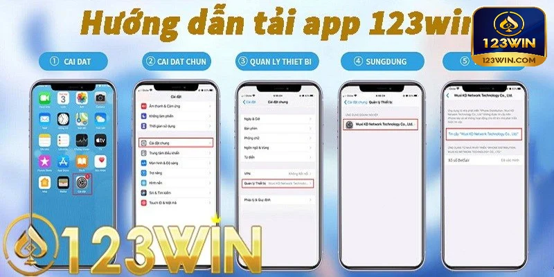 Hướng dẫn mở tài khoản 123win qua ứng dụng điện thoại