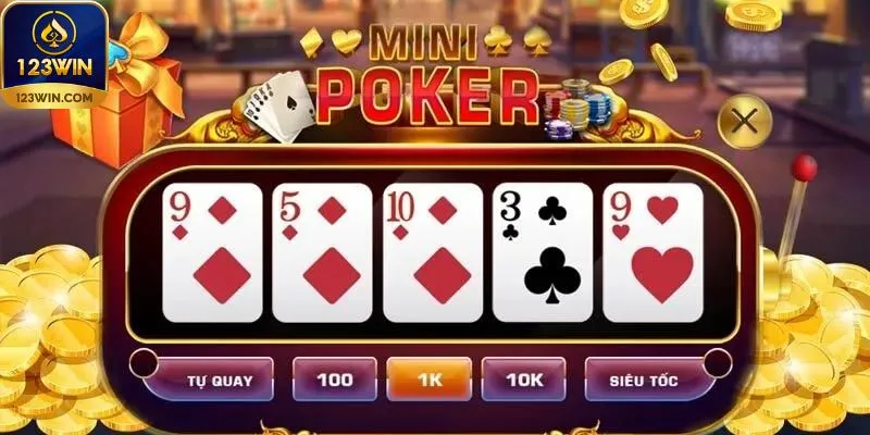 Quy trình đặt cược mini poker 123win cực dễ nhớ