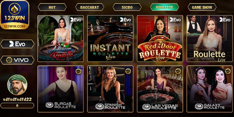 Roulette là trò chơi được nhiều hội viên ưa chuộng